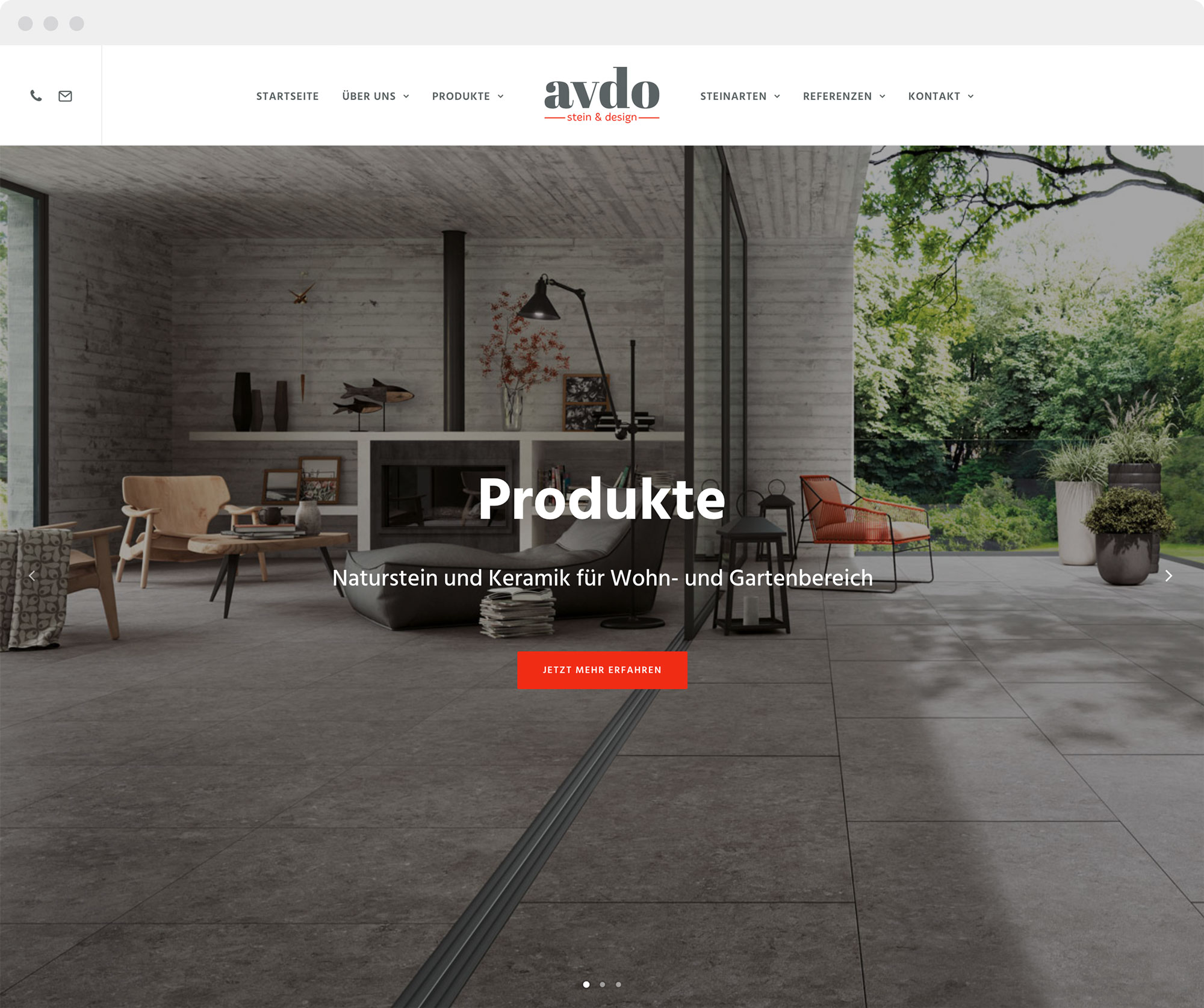 Case Studies Modernes Online Website Relaunch avdo design Hero